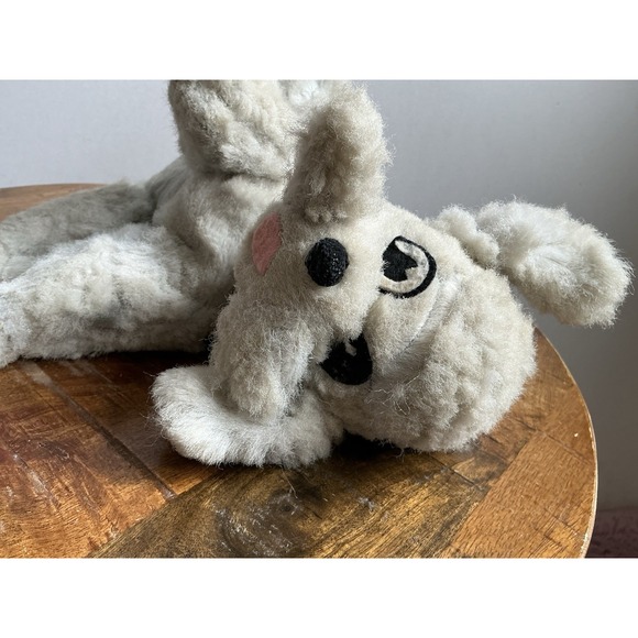 Vintage RARE 14' Rushton Stuffed‎ Gray Poodle Dog  Missing Brand Tag - Picture 6 of 9